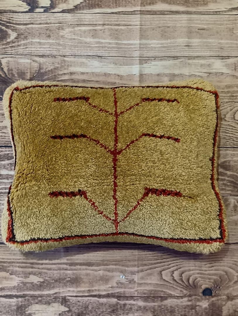 ギャッベ　クッション　ペルシャ絨毯　イラン　手織り(12)