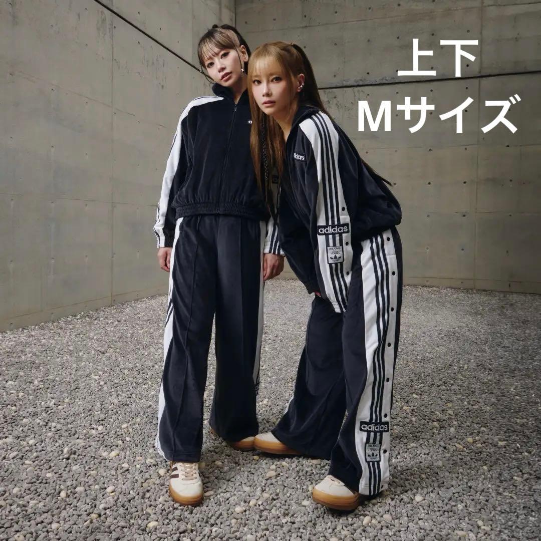残1 Mサイズ 上下 ブラック アディダス オリジナルス ABCマート限定