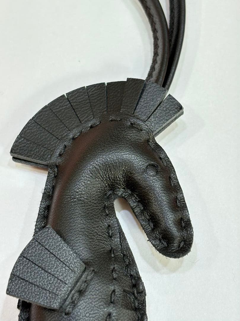 【新品】HERMES イポ タツノオトシゴ チャーム ノワール B刻印 2023