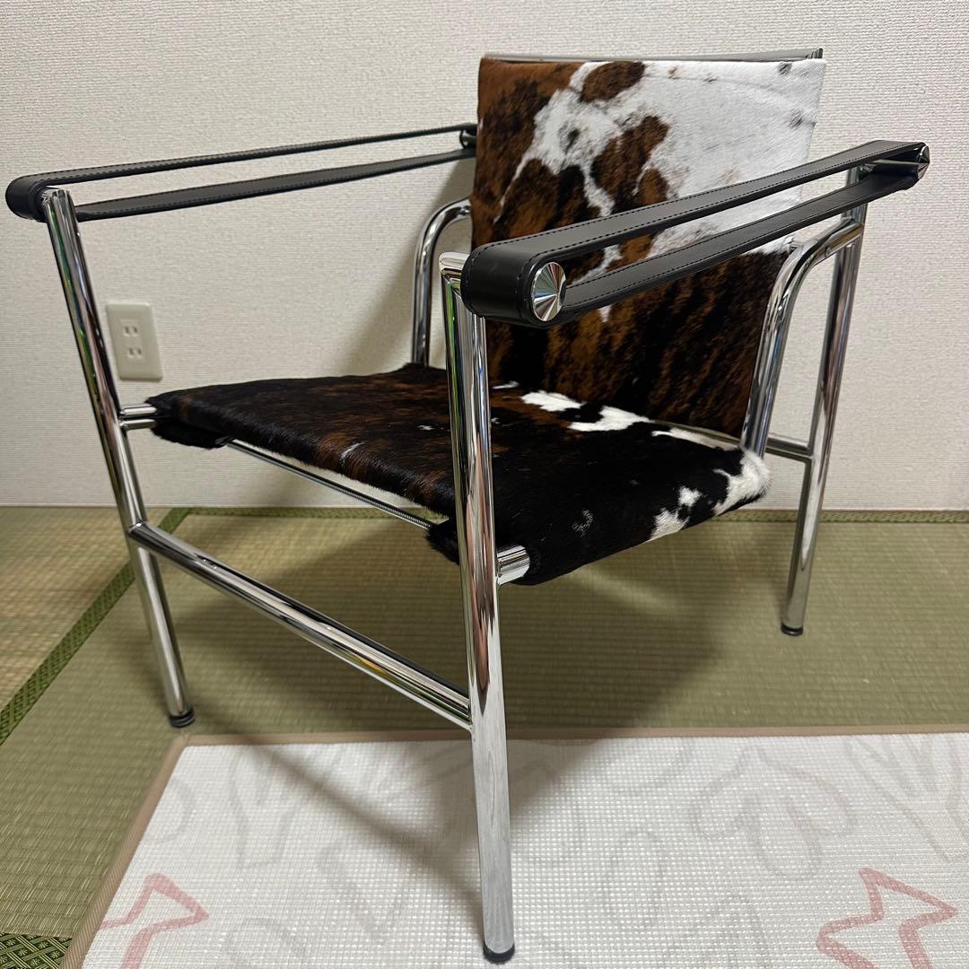 Le Corbusier ル・コルビュジエ LC1 モダンデザイン 椅子 牛革