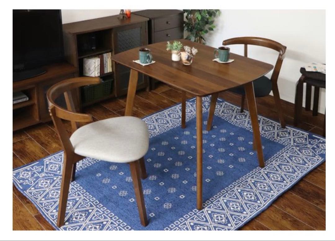 新品 ヤマソロ ダイニングチェア 2台 ブラック 83-327