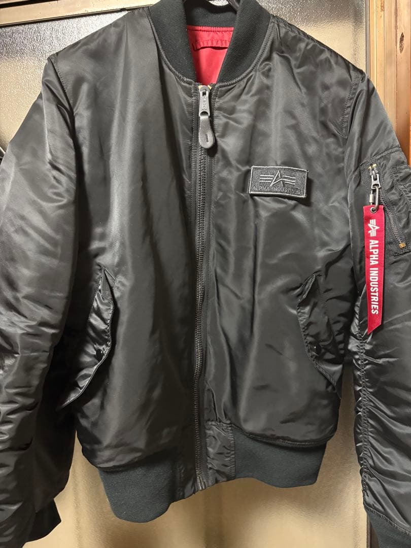 ALPHA ブラック MA-1ジャケット