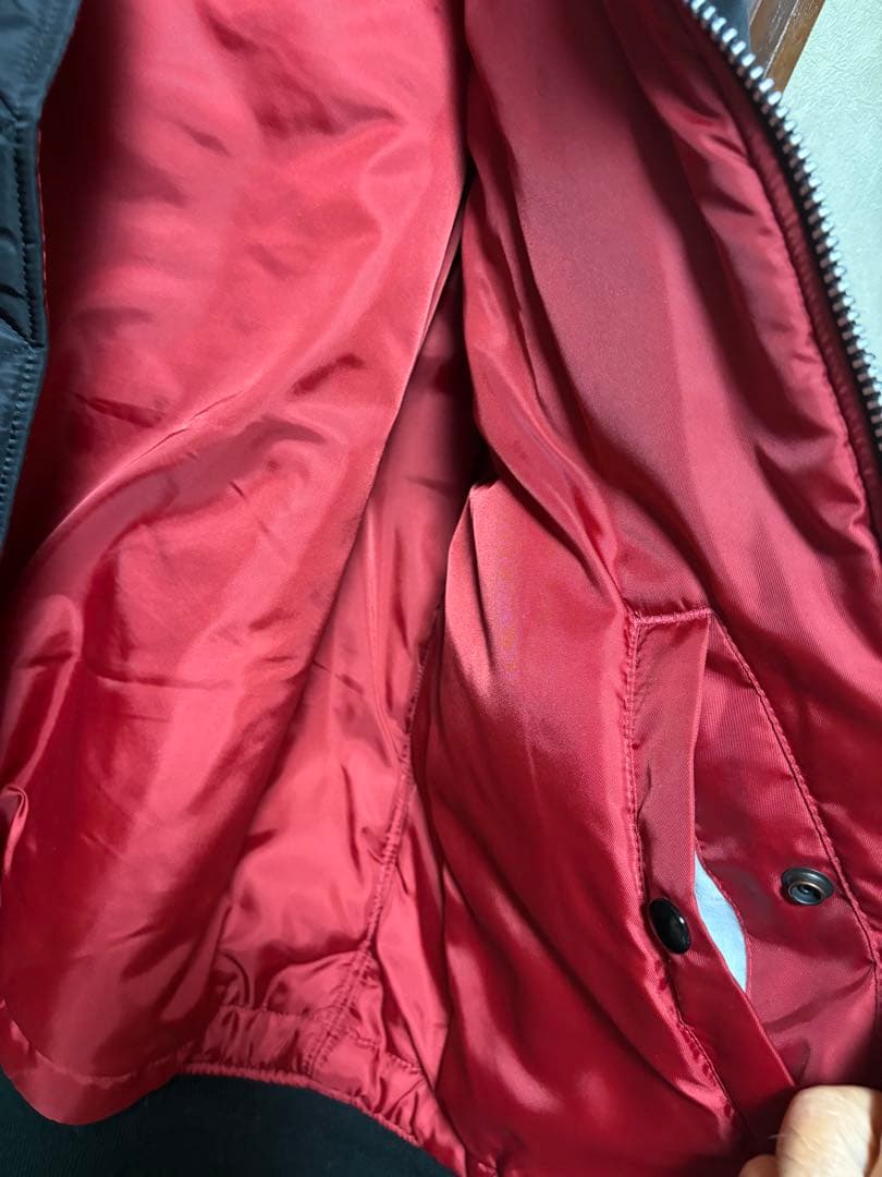 ALPHA ブラック MA-1ジャケット