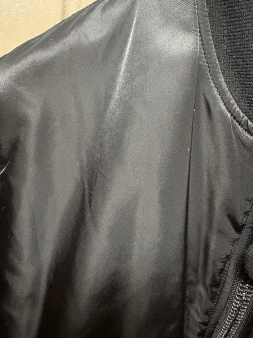 ALPHA ブラック MA-1ジャケット