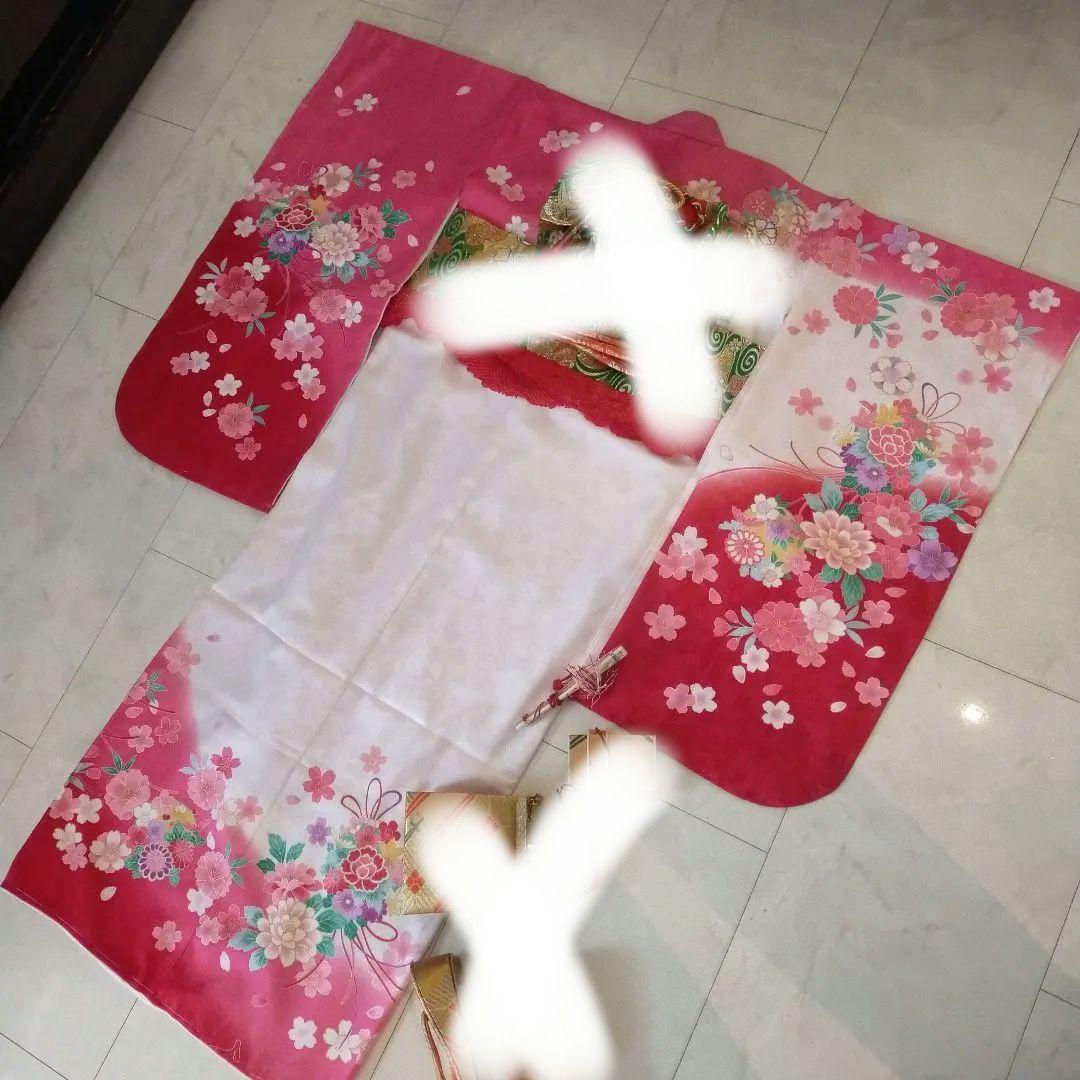 七五三　7歳　女の子　草履20cm