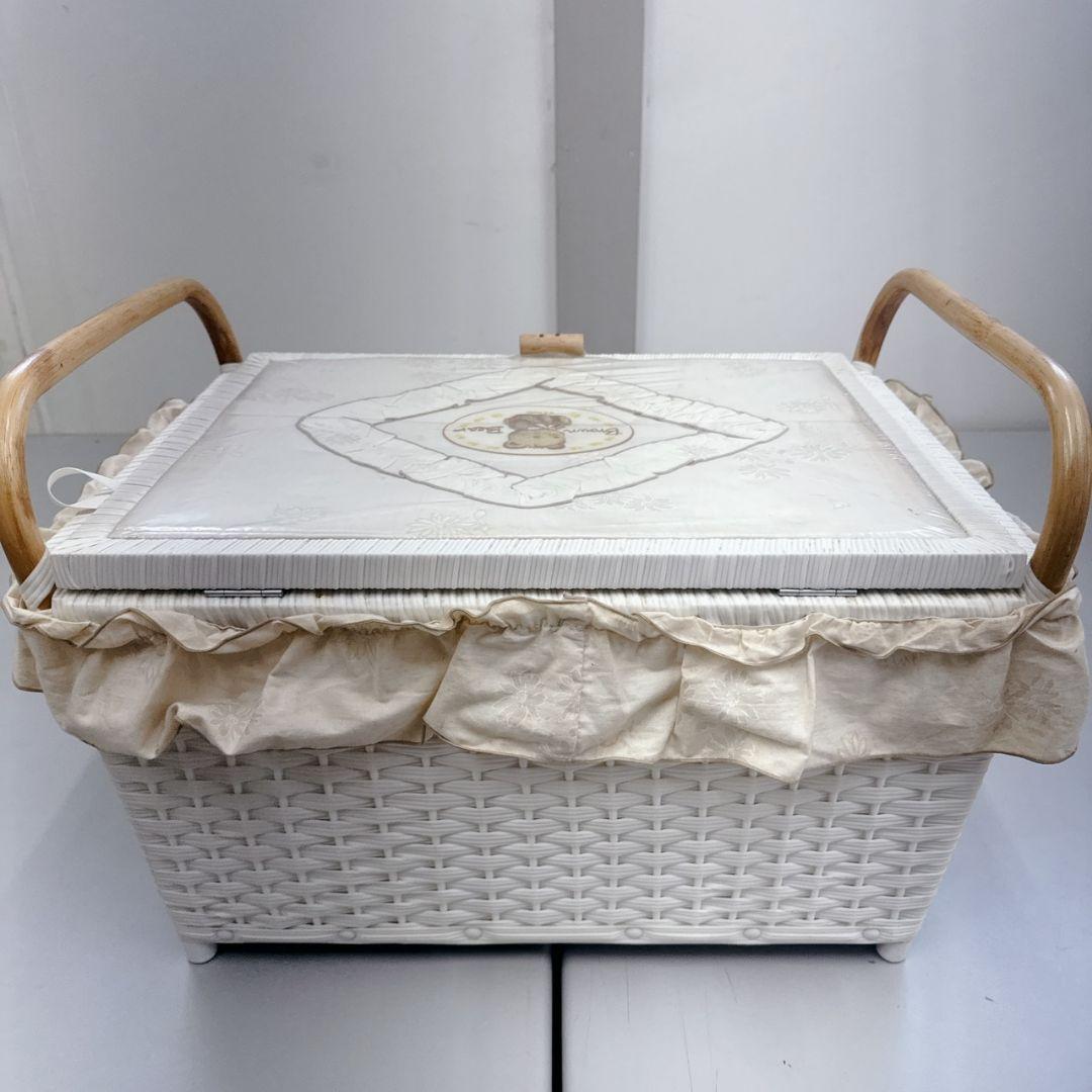 レトロ ベビー 収納 バスケット 籠 カゴ ボックス 衣類ケース ベビー用品