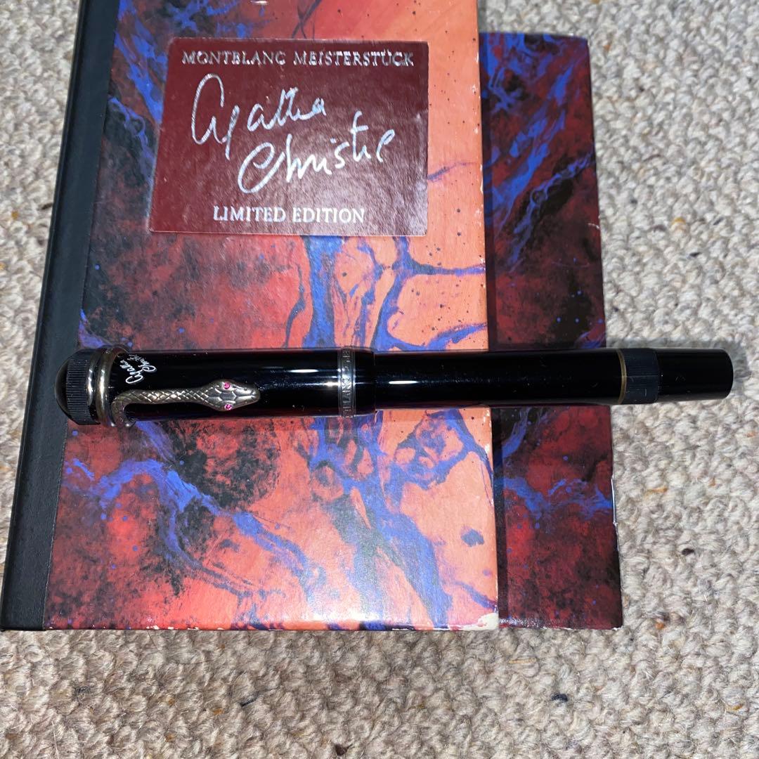 モンブラン　アガサクリスティ　万年筆
