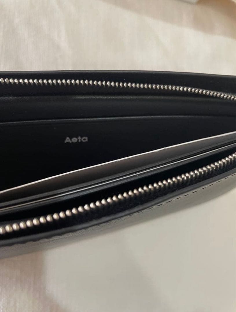 Aeta 長財布　ブラック　新品