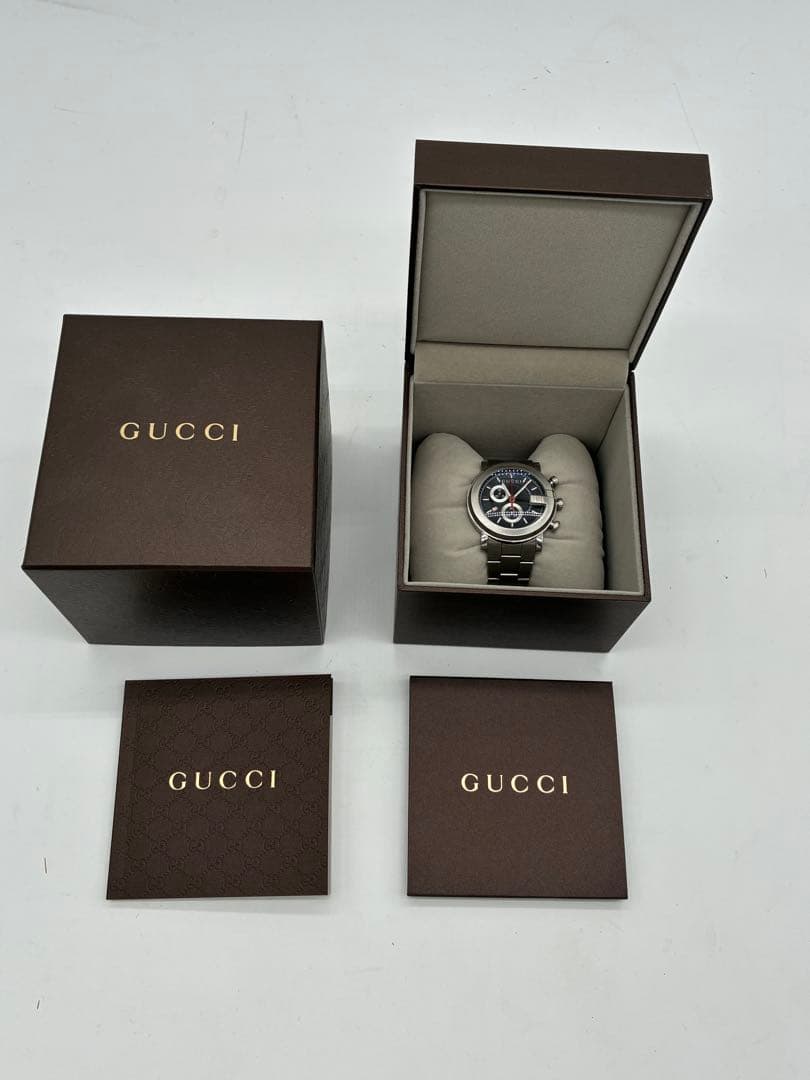 グッチ Gクロノ YA101309 101M ブラックメンズ GUCCI