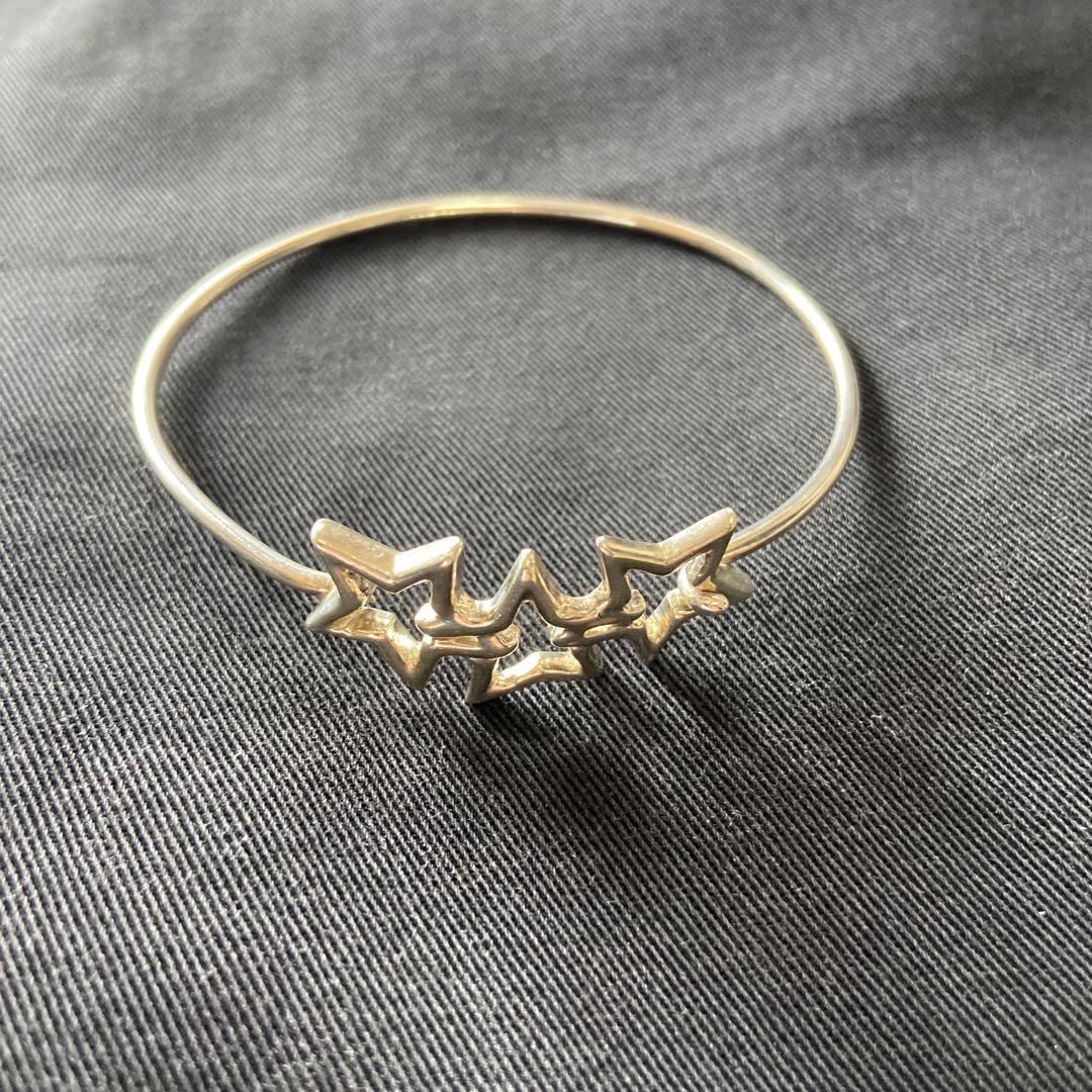 ティファニー シルバー バングル トリプルスター バングル
