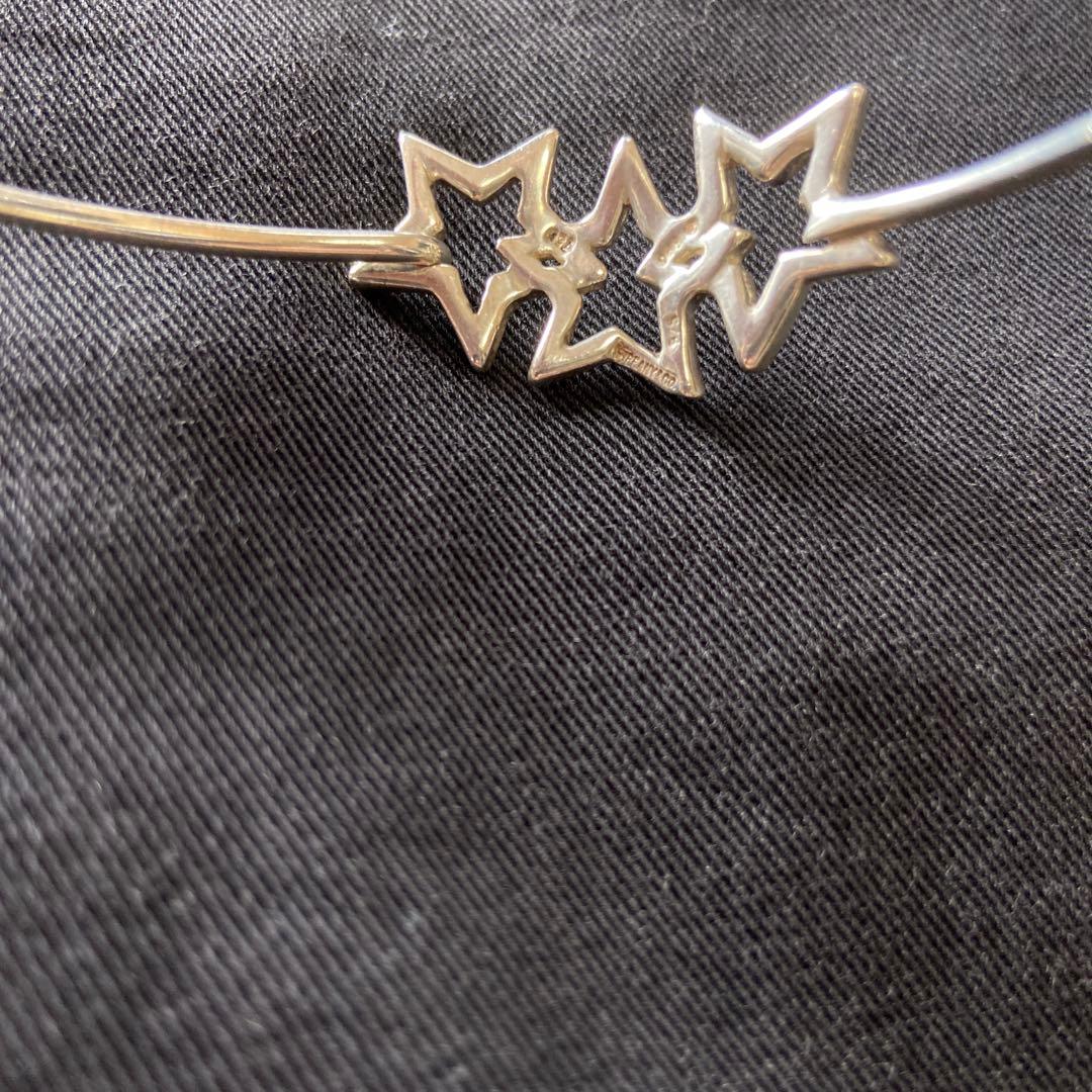 ティファニー シルバー バングル トリプルスター バングル