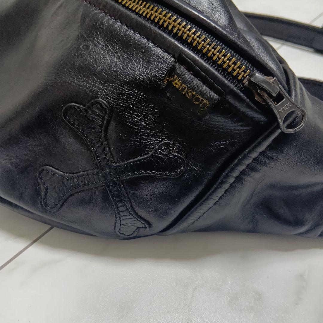 VANSON バンソン ファニーパック ウエストポーチ ボディバッグ 黒