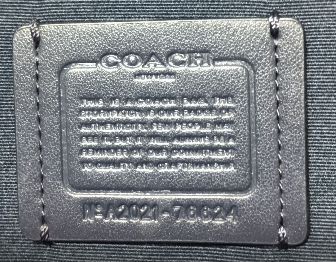 COACH コーチ超美品ライトブルーレザー リュック