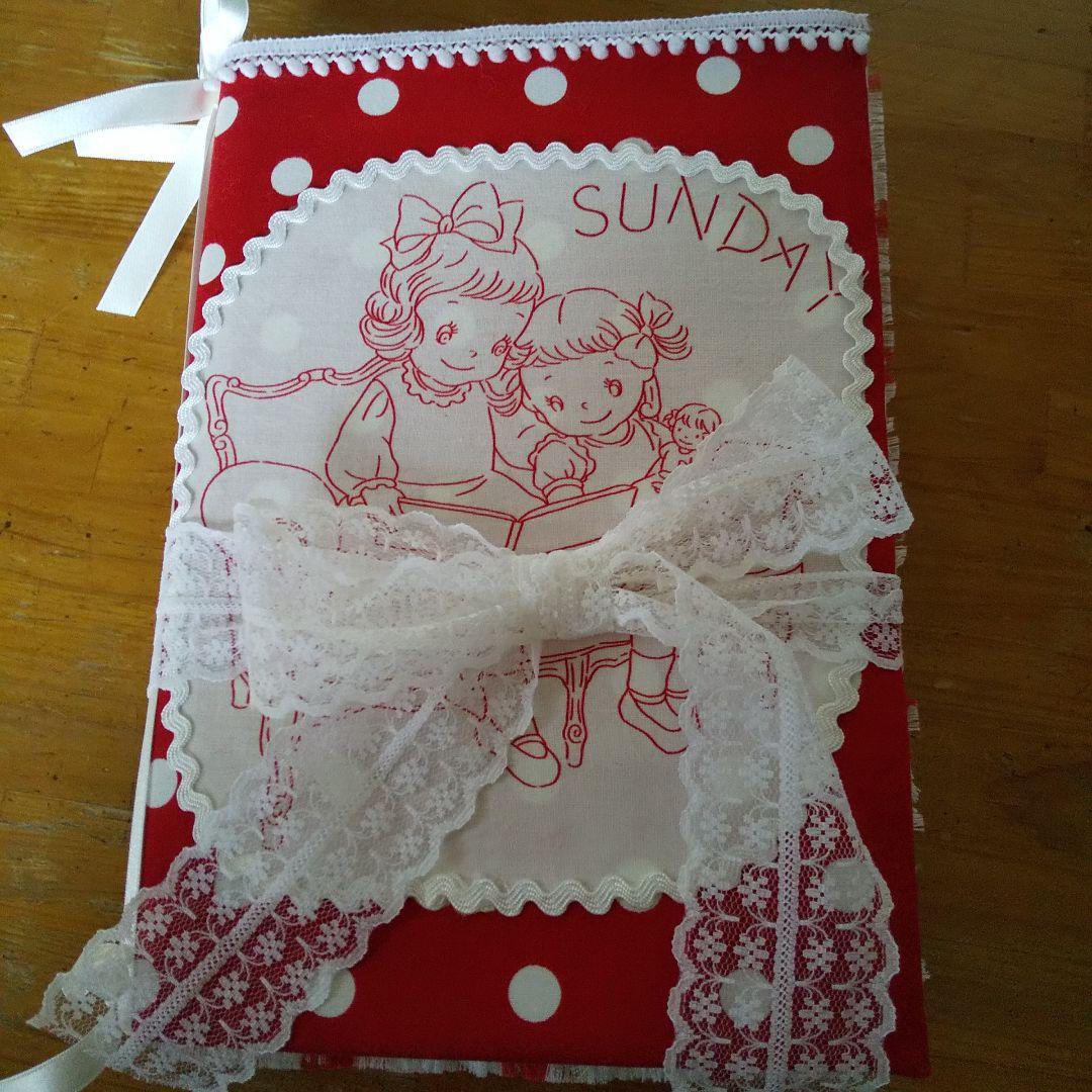 ジャンクジャーナル　マーガレット&ソフィー　ファブリックジャーナル　レトロガール