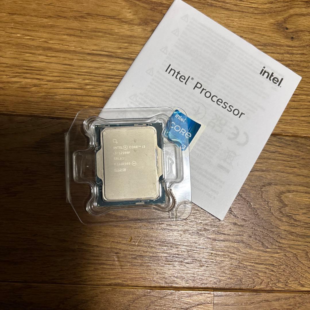 高性能 Intel Core i3-12100F 第12世代