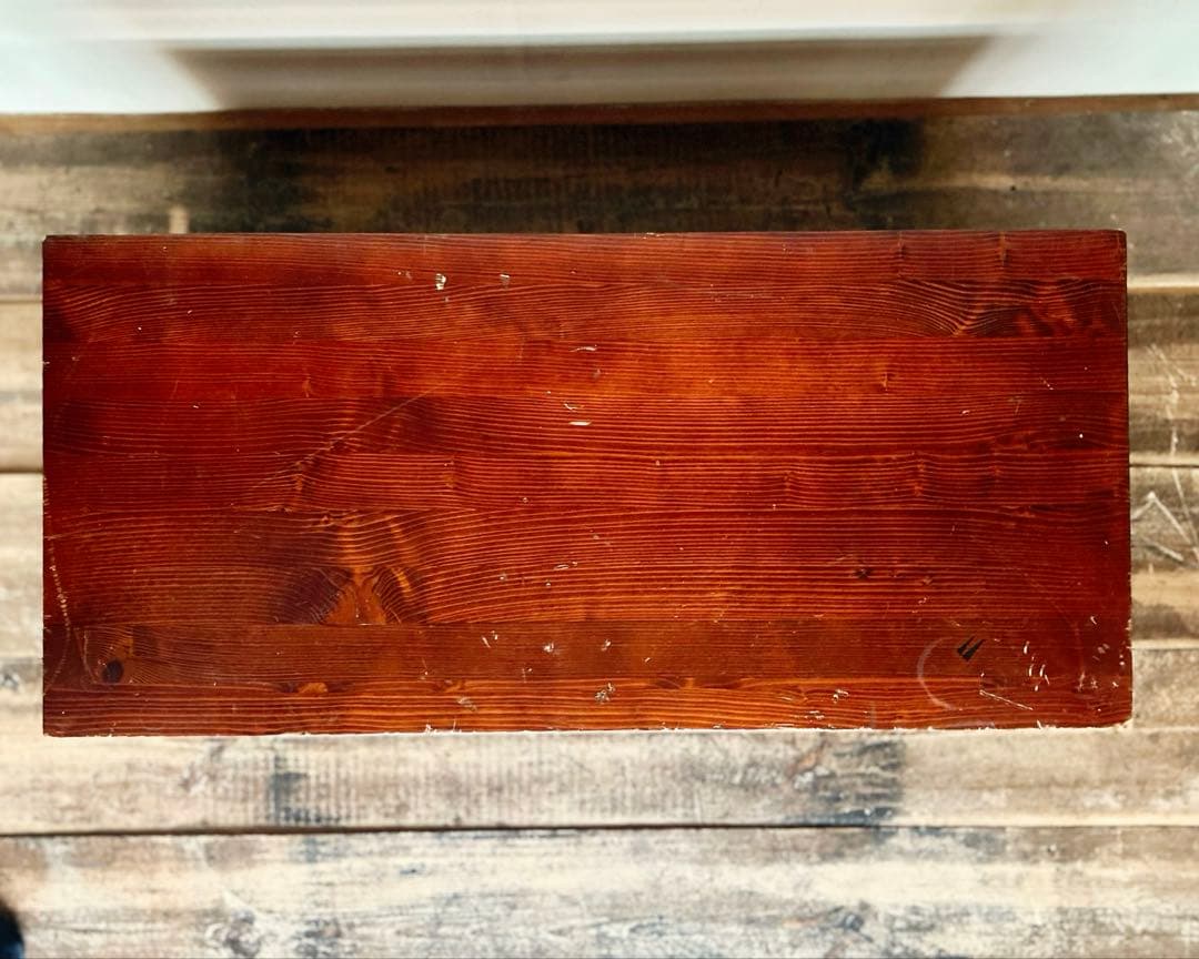 昭和レトロ 無垢材 ローボード テレビ台 古家具 国産木材 引出付 ローテーブル