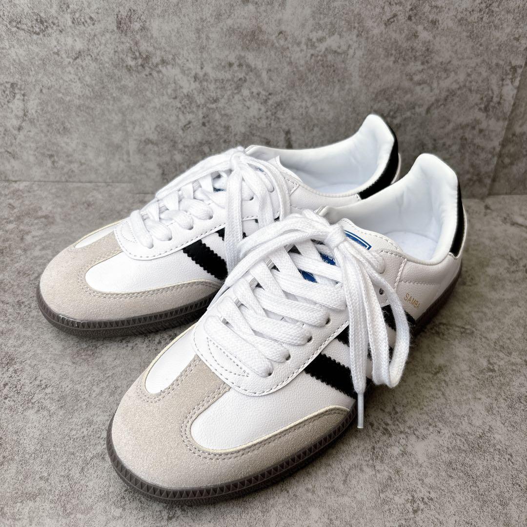 未使用品　アディダス　Samba OG ホワイト　ブラック　24cm