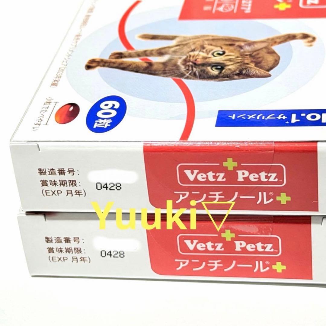 【新品未開封】猫用 アンチノール プラス 60錠×2箱