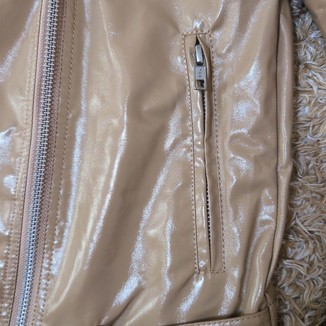 Jean Paul GAULTIER ダブルライダースジャケット キャメル 38