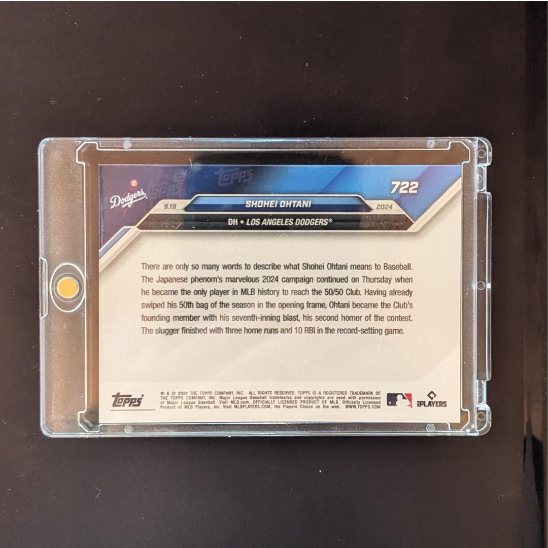 大谷翔平 LA TIMES 公式独占本 + Topps 50/50 カードセット