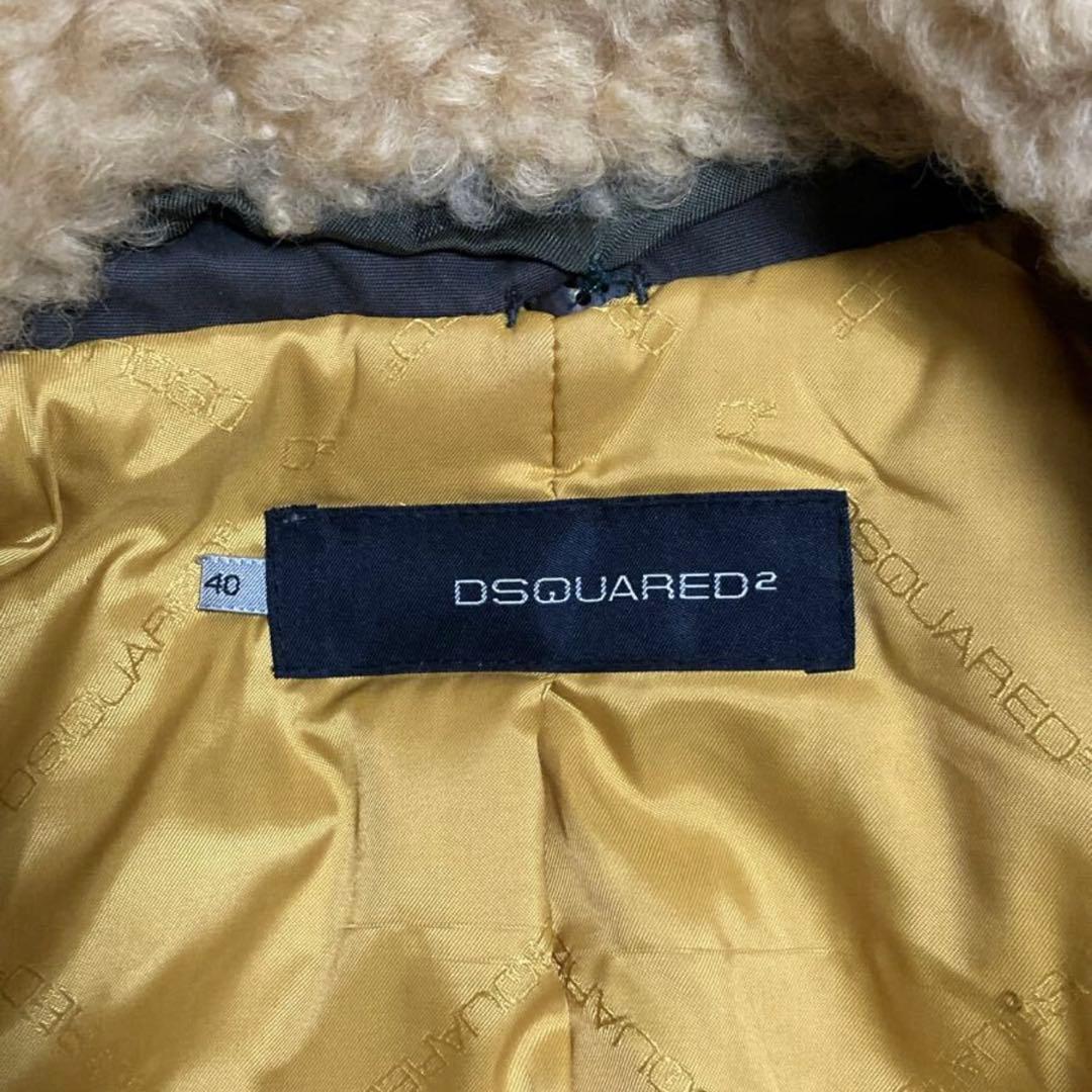 ジャケット・アウター 2000s DSQUARED2 fur neck flight jacket