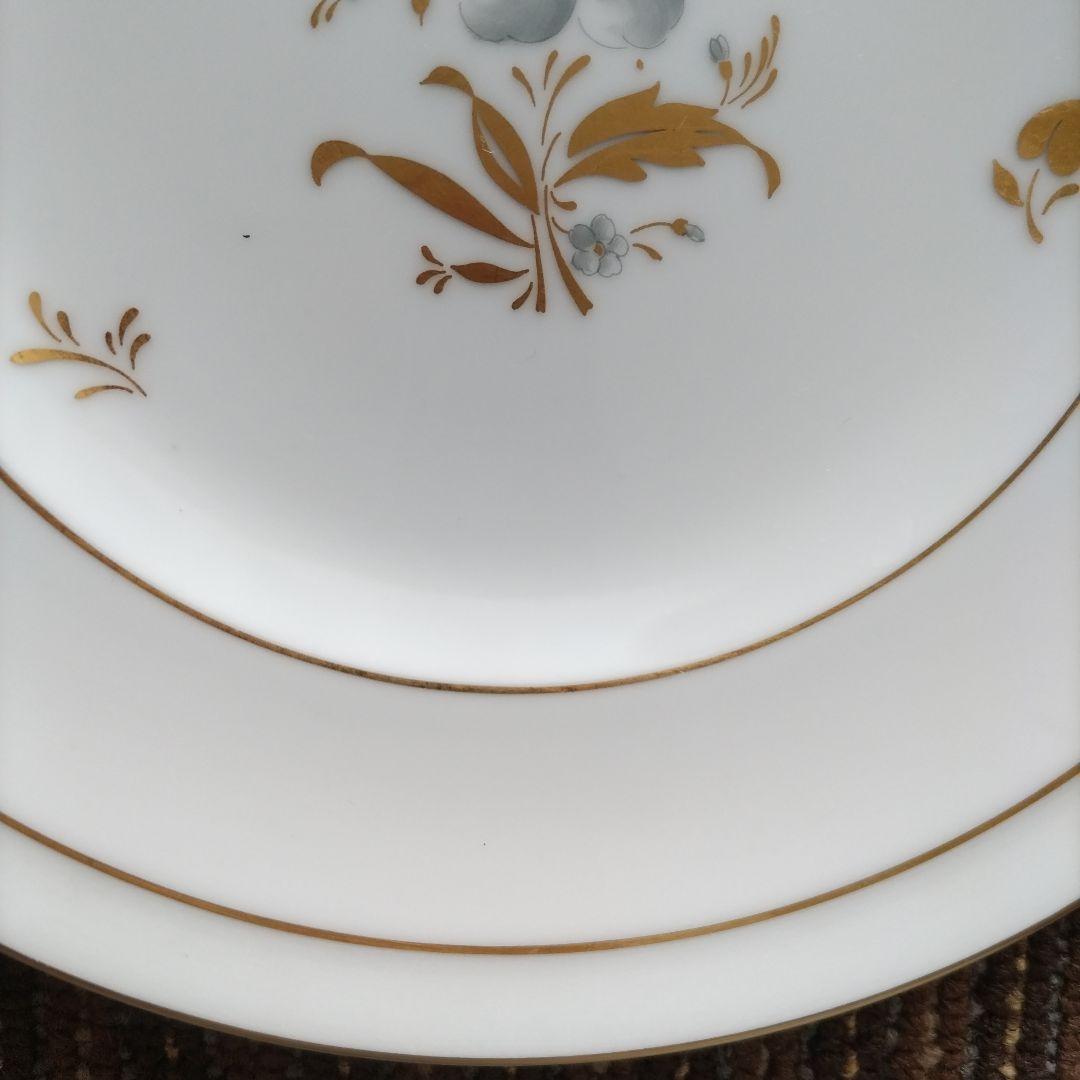 【１枚欠け補修有】ビングオーグレンダール　B&G　ケーキ皿　４枚セット