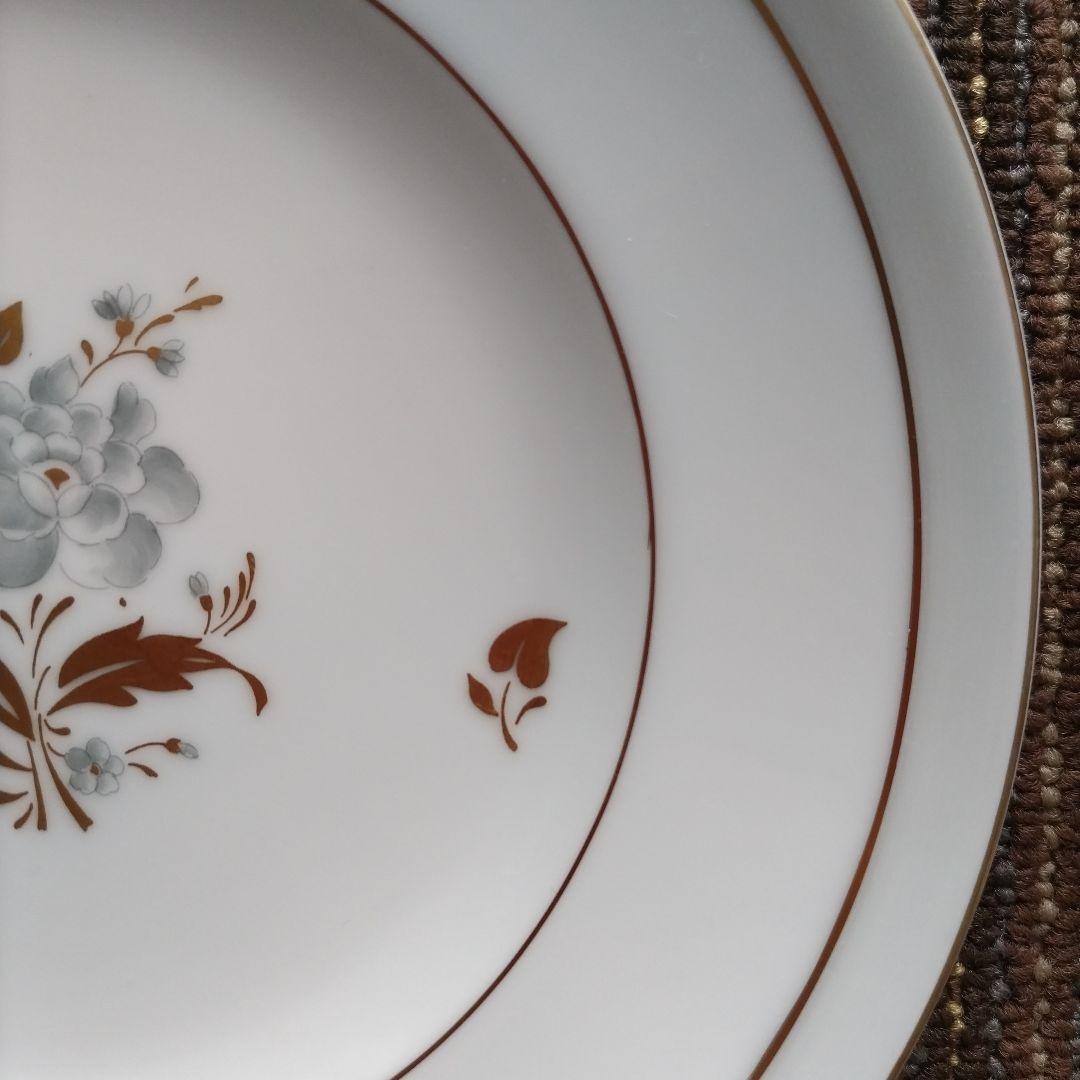 【１枚欠け補修有】ビングオーグレンダール　B&G　ケーキ皿　４枚セット