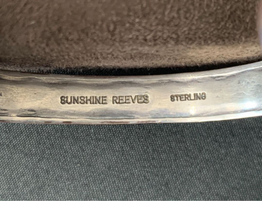 【SUNSHINE REEVES 】シルバーバングル 925 ナホバ族