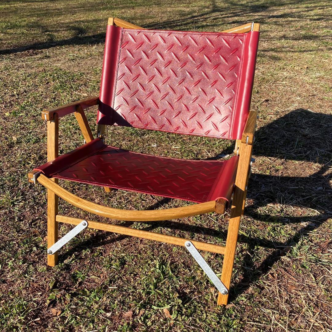 カーミットチェア用レザーシート　レッド系