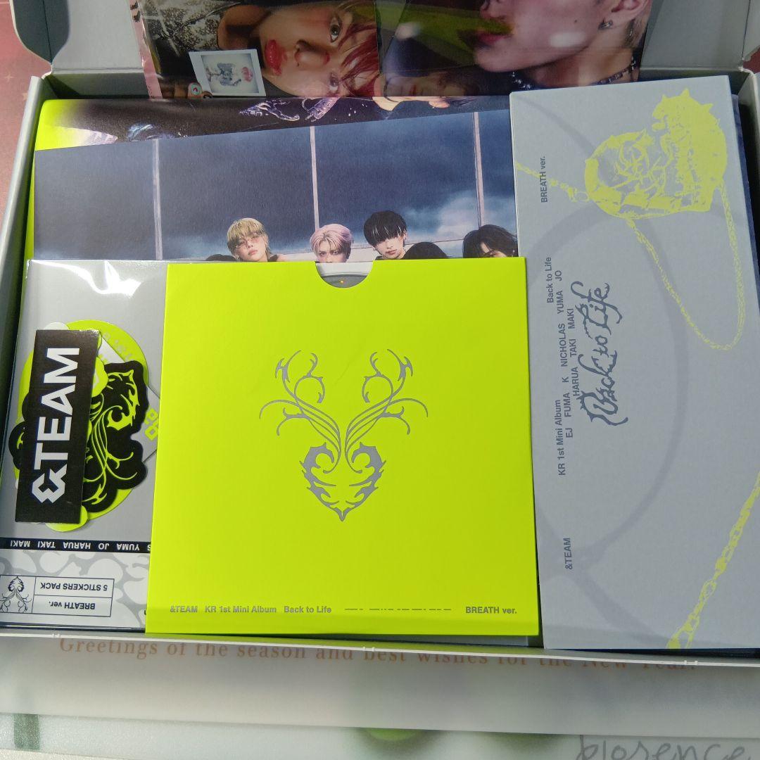 ＆TEAM　プロモアルバム　非売品　サイン入り　Back to Life　レア