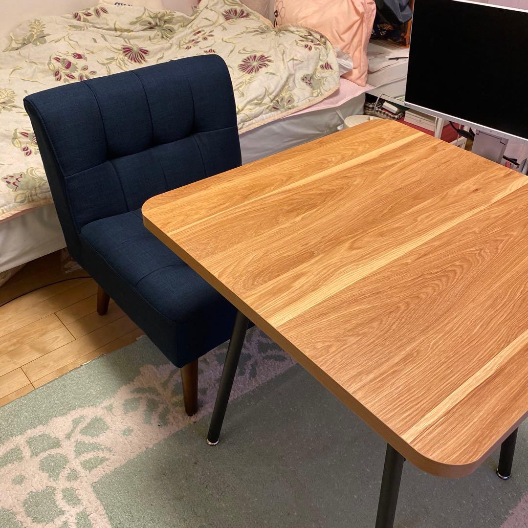 1人掛けソファ　ネイビー