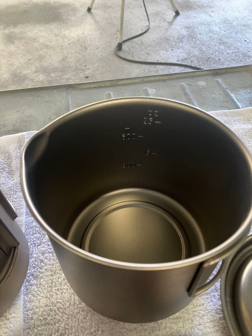 極美　エバニュー Ti Mug pot 500 900 アルスト スタンド