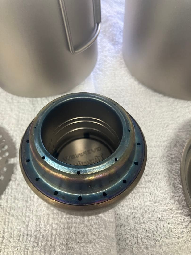 極美　エバニュー Ti Mug pot 500 900 アルスト スタンド