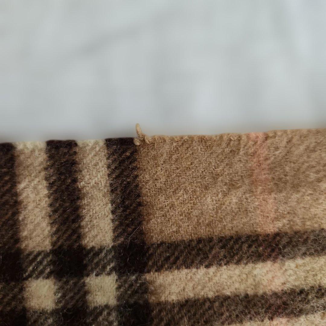 希少Burberrys カシミヤ100% チェックマフラー