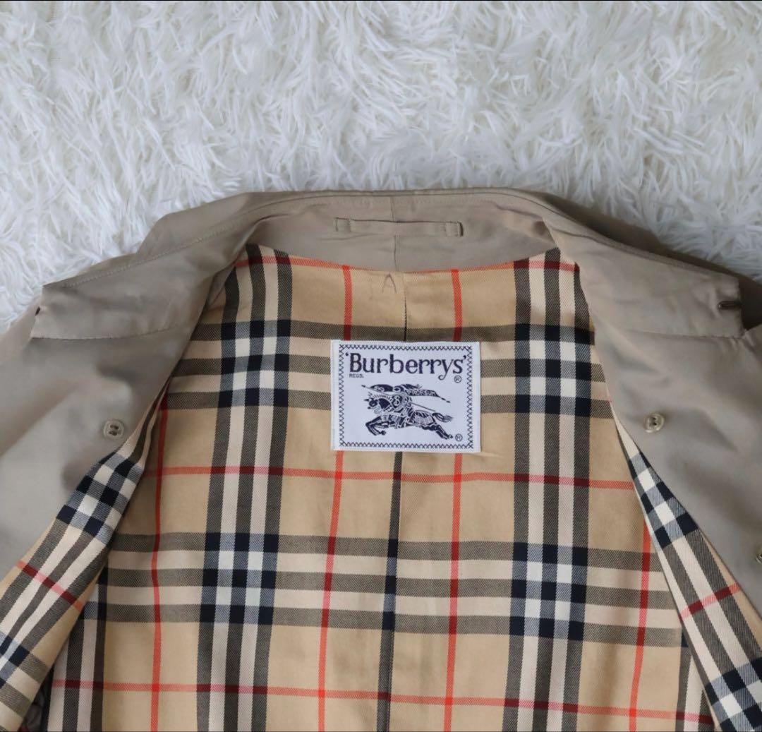 バーバリー　トレンチコート　ベージュ　ノバチェック