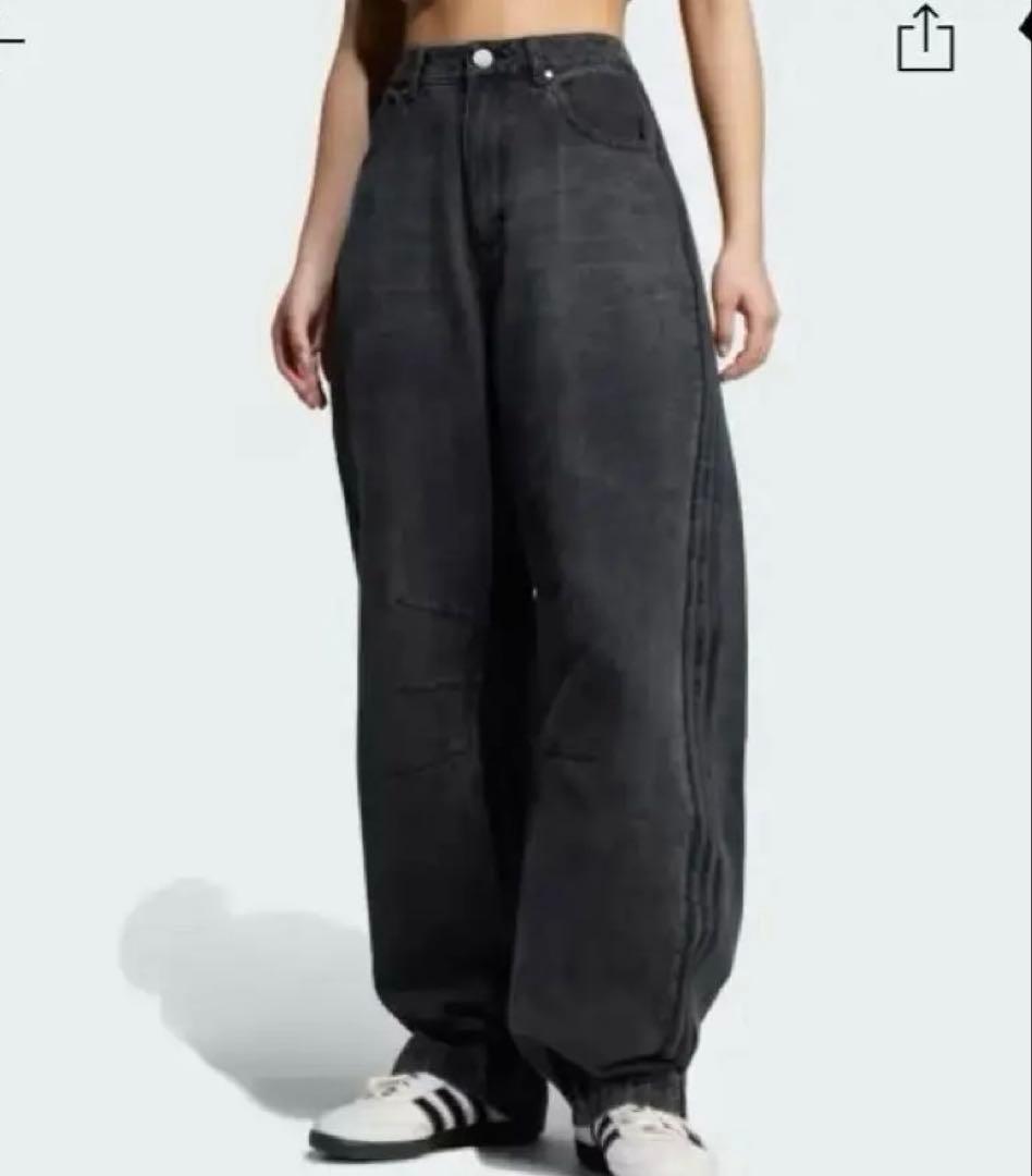 Adidas ADILENIUM シーズン3 バナナフィット デニムパンツ 26