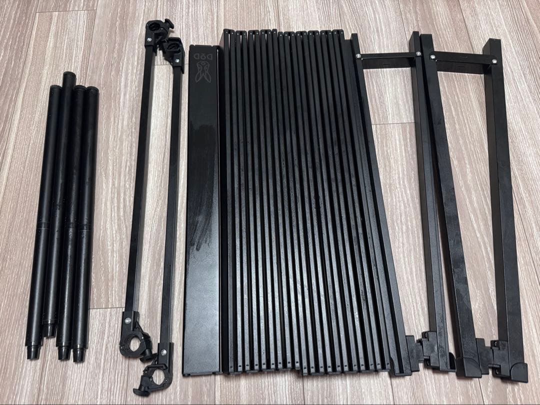 DOD NANIGENY L アウトドアテーブル ブラック