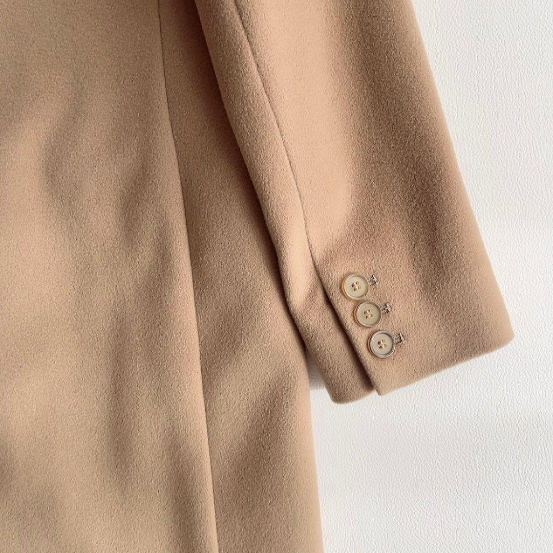 極美品　Max Mara 銀タグ　ウールチェスターコート　ベージュ　ロング