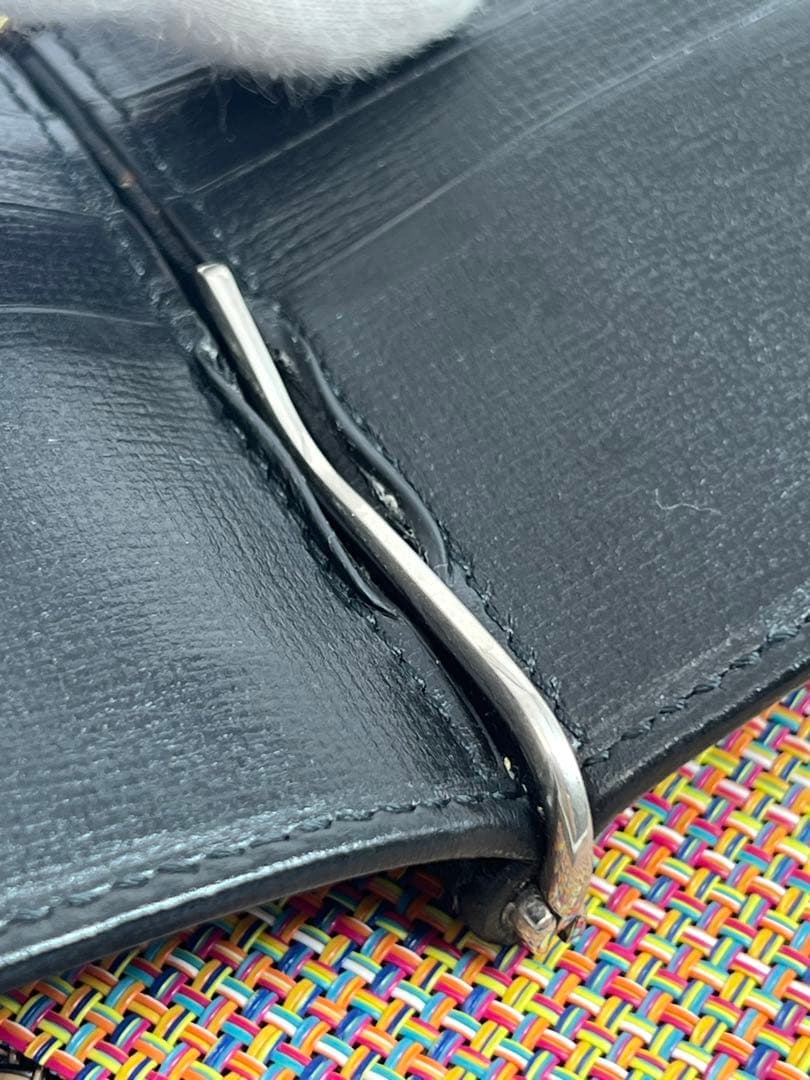 ✨極美品✨GUCCIグッチ　マネークリップ付きカードケース　札入れ　箱＆保存袋