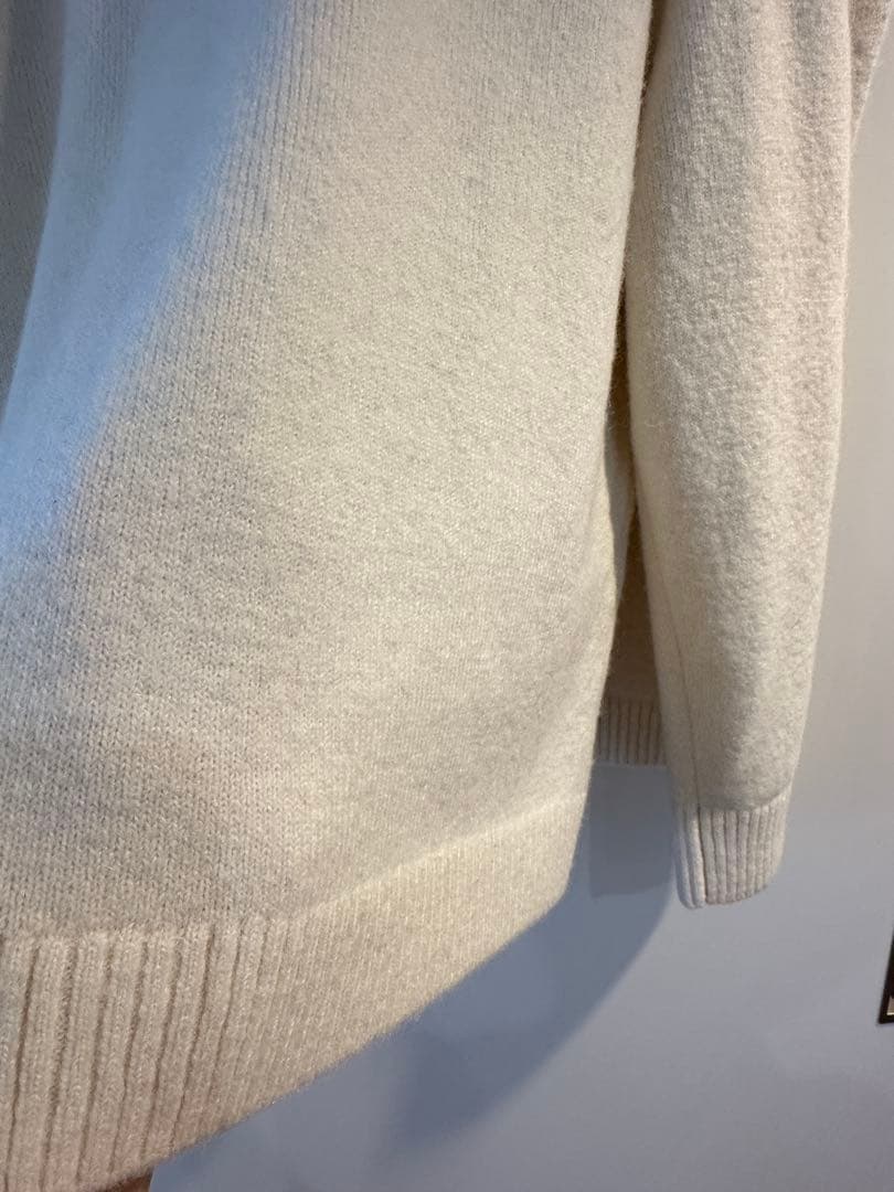 naeアルパカカーディガン ホワイトAlpaca Cardigan