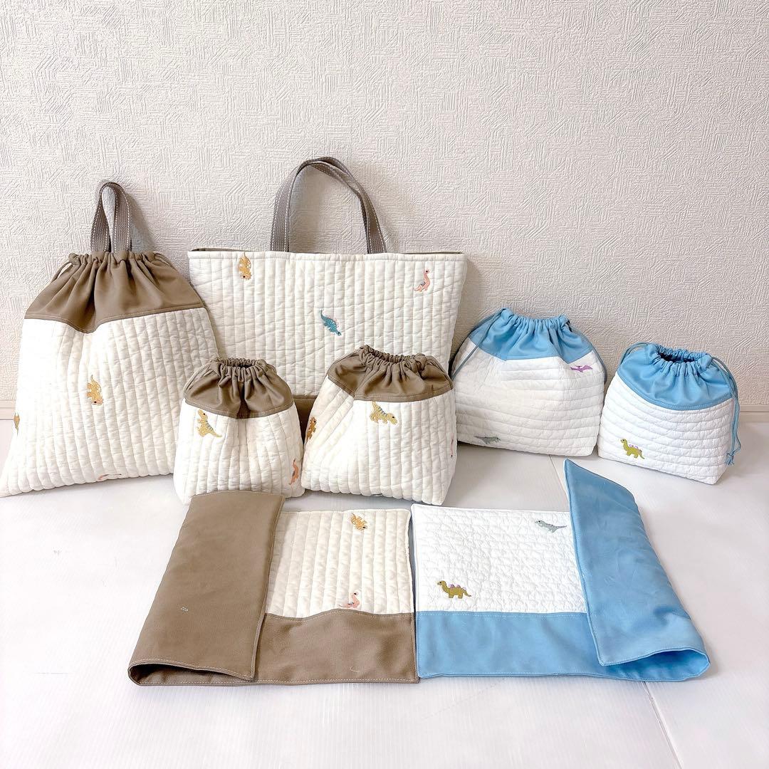 レッスンバッグ 体操着入れ　コップ袋✖️2給食袋✖️2 ランチョンマット✖️2