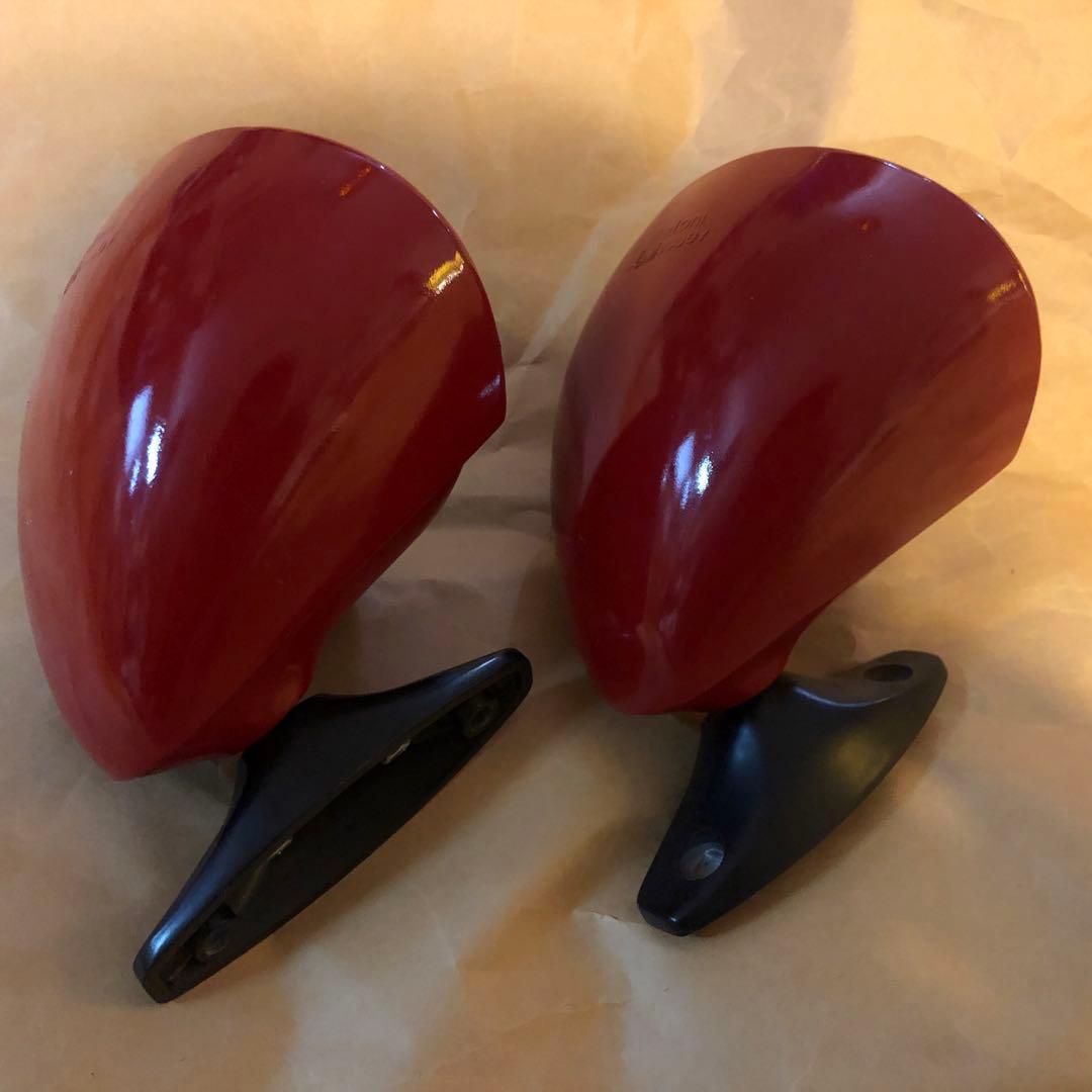 【本物】ビタローニ セブリング ミラー 足付き レッド 左右セット