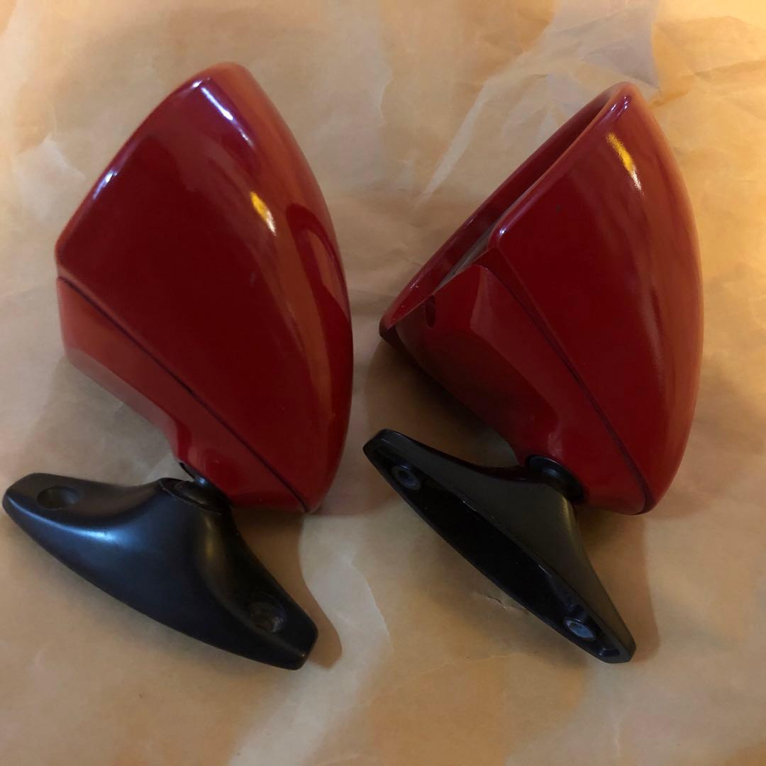 【本物】ビタローニ セブリング ミラー 足付き レッド 左右セット