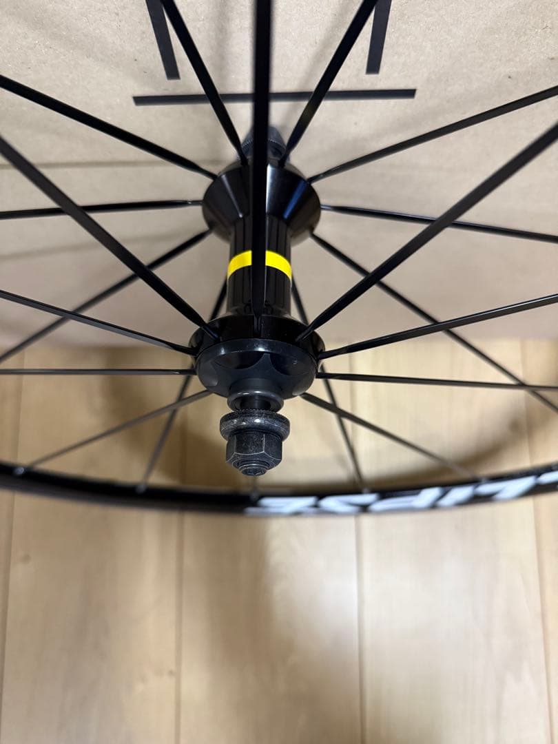 sytorioです。Mavic Ellipse ホイールピスト用前後セット