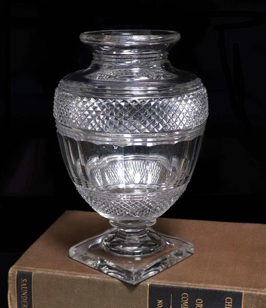 オールド・バカラ パリギャラリーミュージアム限定 1.8kg大型花瓶 ディアマン