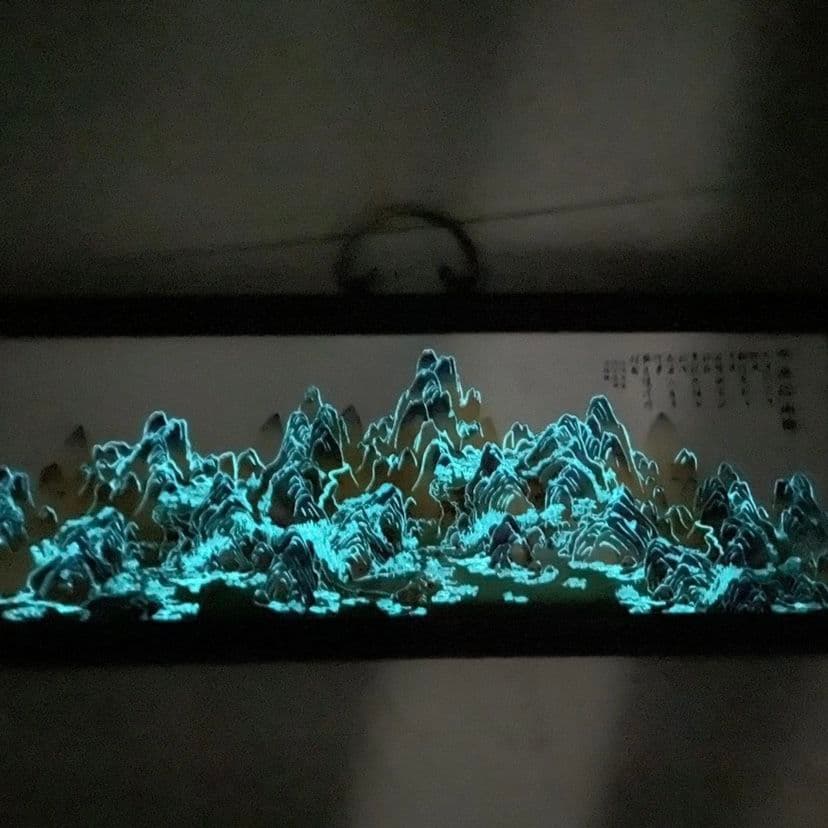 景徳鎮 陶板画 千里江山図壁掛け画 装飾品 工芸品 美術品 置物