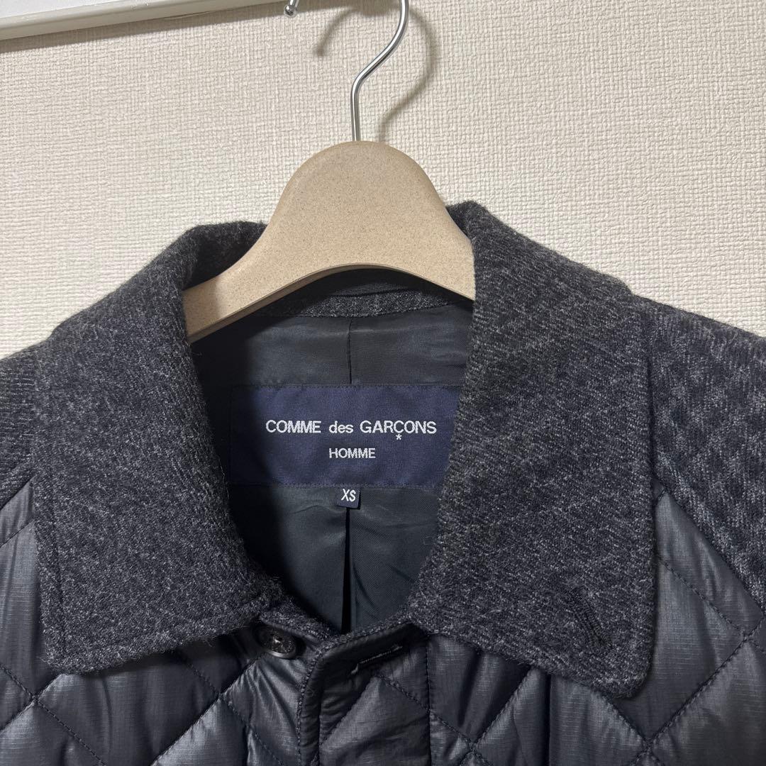 コムデギャルソンオム 23AW ウールツイード他素材MIX コート