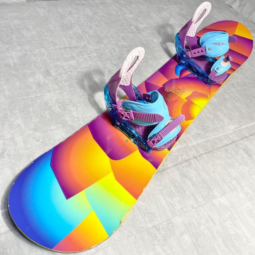 スノーボードセット バートン フィールグッド レディース 2点セット 137cm