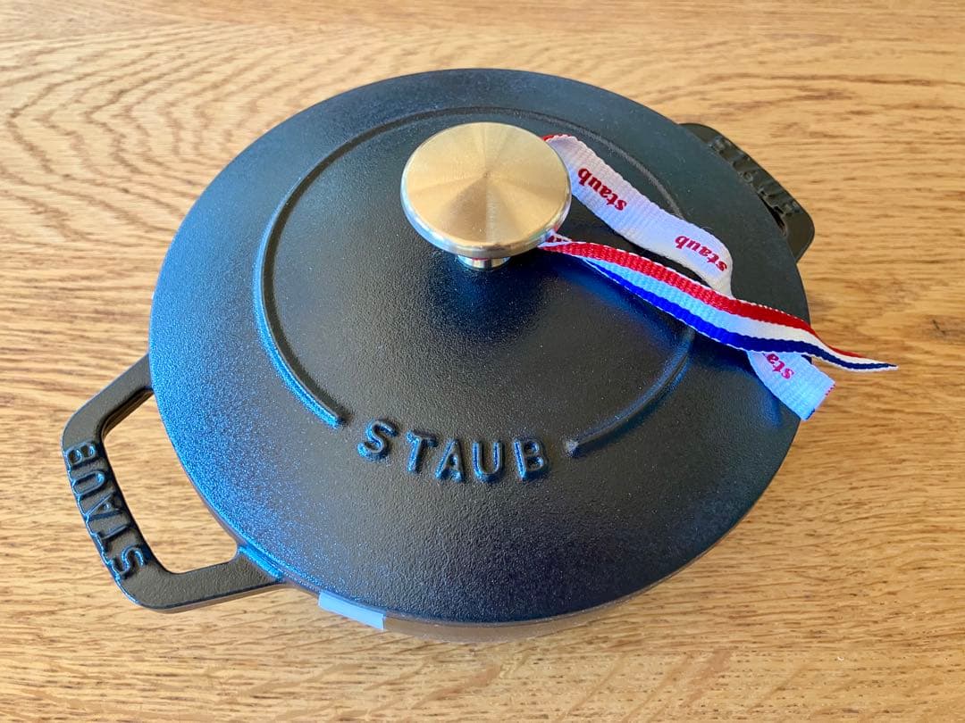 【新品未使用】ストウブ Wa-NABE 16cm ブラック 箱付