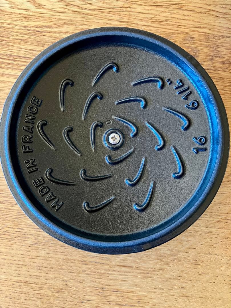 【新品未使用】ストウブ Wa-NABE 16cm ブラック 箱付